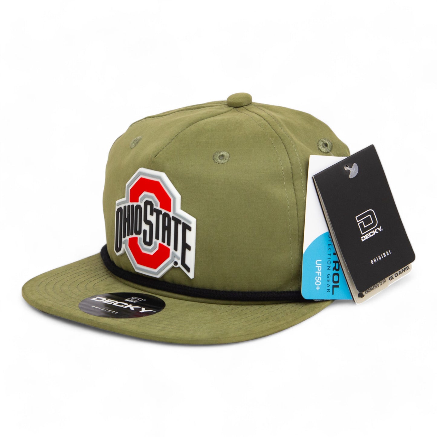 Ohio State Buckeyes 3D Classic Rope Hat- Loden/ Black