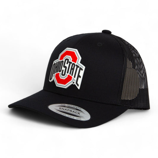 Ohio State Buckeyes 3D YP Snapback Trucker Hat- Black