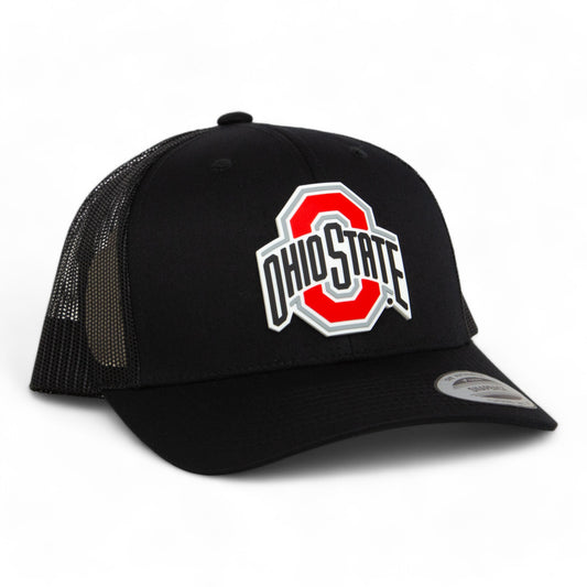 Ohio State Buckeyes 3D YP Snapback Trucker Hat- Black