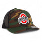 Ohio State Buckeyes 3D YP Snapback Trucker Hat- Army Camo/ Black