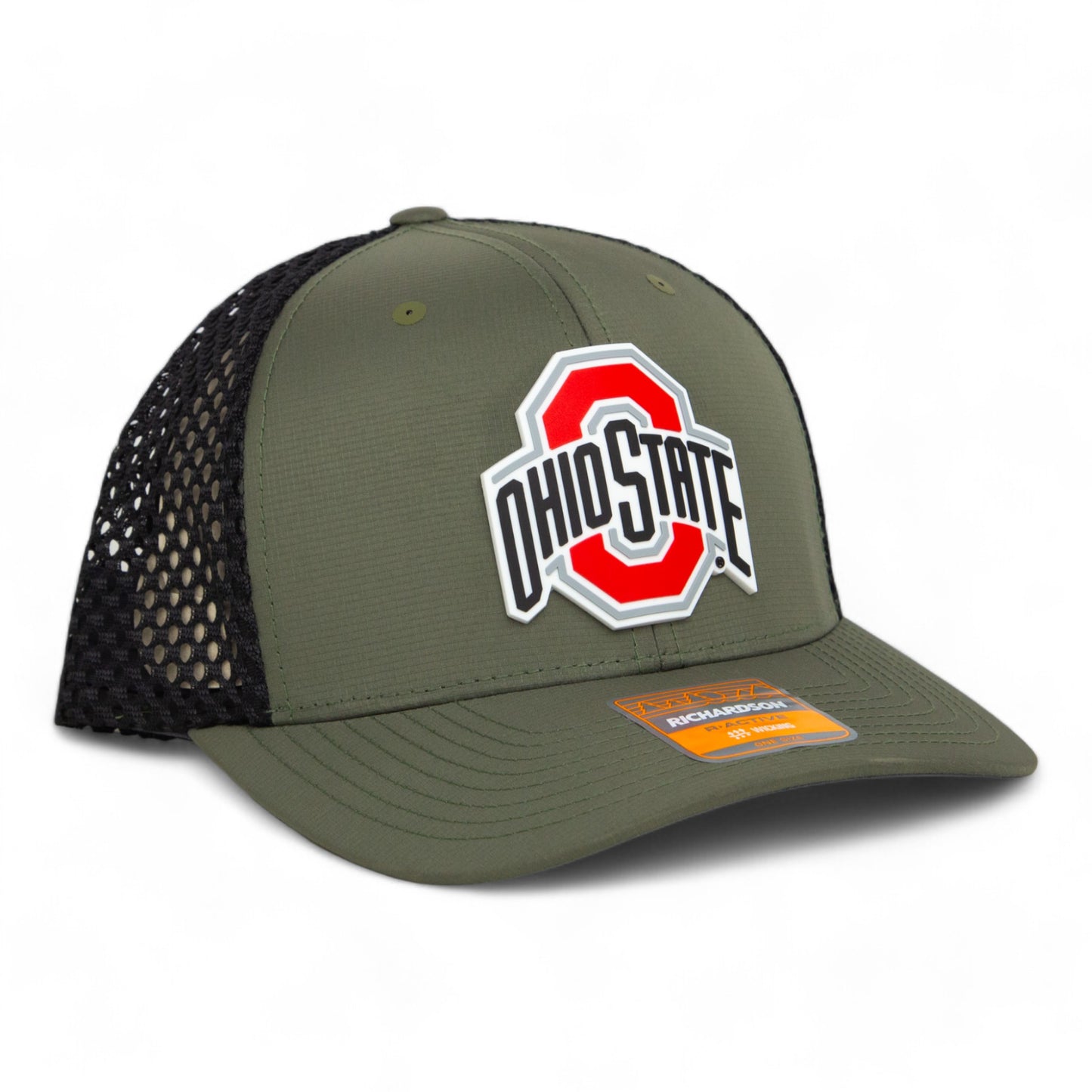 Ohio State Buckeyes 3D Snapback Tilikum Trucker Hat- Loden/ Black