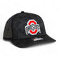 Ohio State Buckeyes 3D Snapback Trucker Hat- Sable Duck Camo/ Black