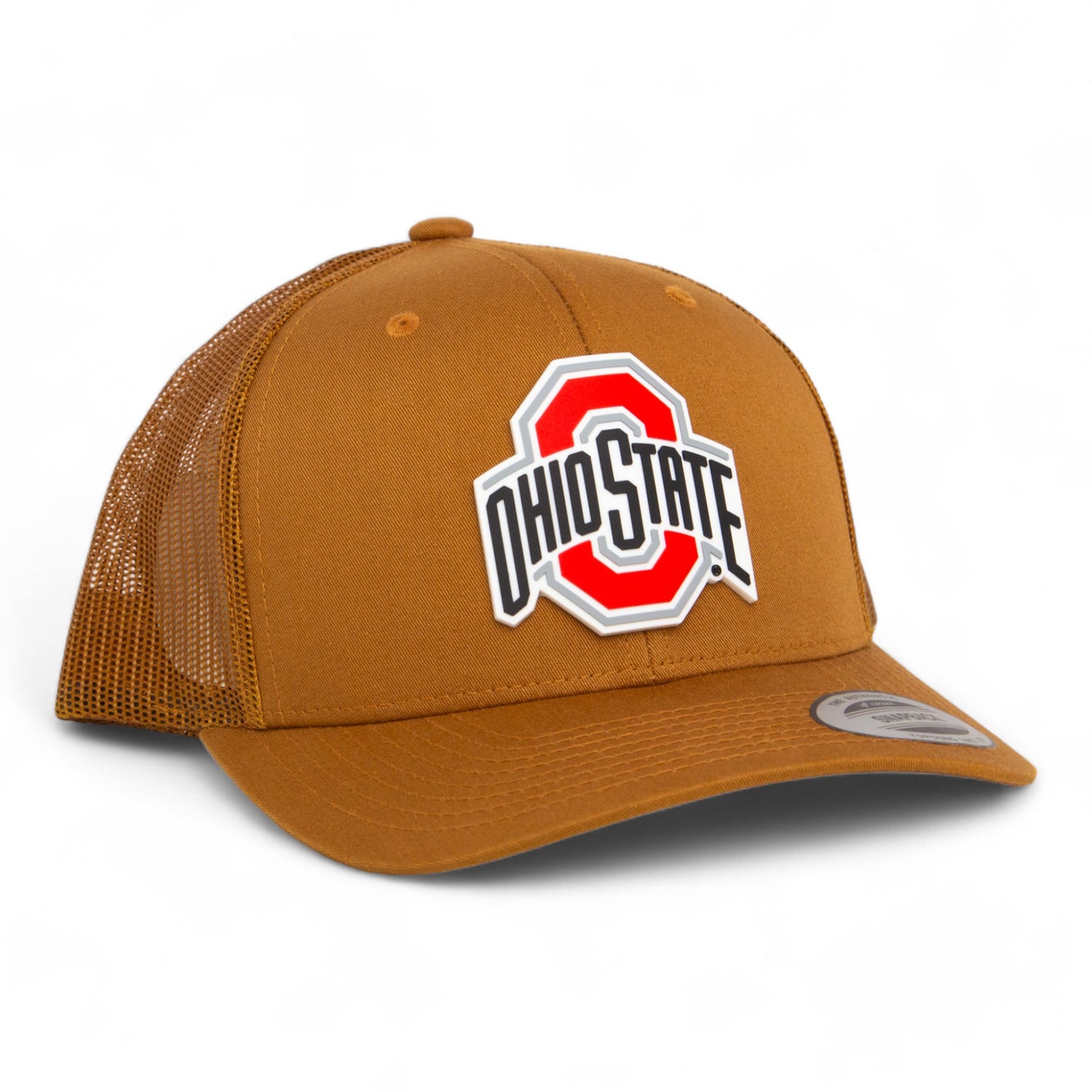 Ohio State Buckeyes 3D YP Snapback Trucker Hat- Caramel