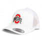 Ohio State Buckeyes 3D YP Snapback Trucker Hat- White