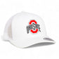 Ohio State Buckeyes 3D YP Snapback Trucker Hat- White