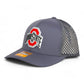 Ohio State Buckeyes 3D Snapback Tilikum Trucker Hat- Charcoal