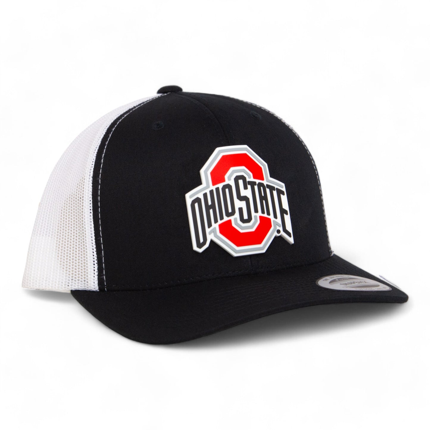 Ohio State Buckeyes 3D YP Snapback Trucker Hat- Black/ White