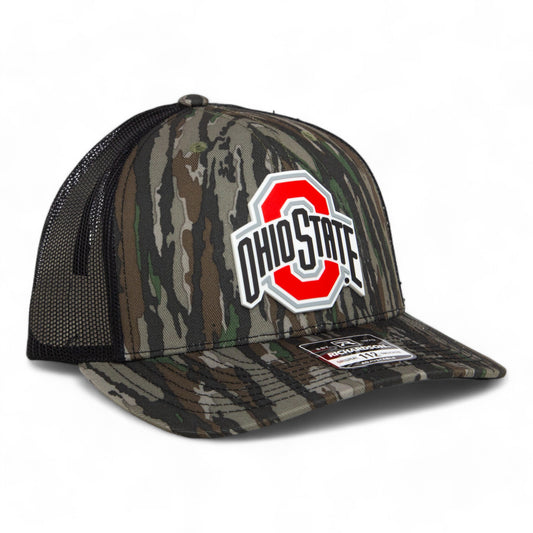 Ohio State Buckeyes 3D Snapback Trucker Hat- Realtree Original/ Black