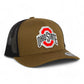 Ohio State Buckeyes 3D YP Snapback Trucker Hat- Coyote/ Black