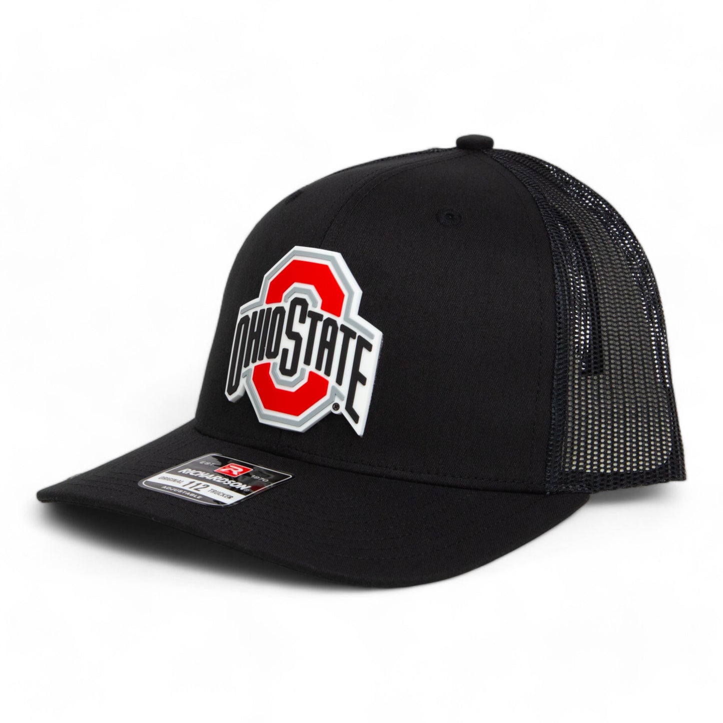 Ohio State Buckeyes 3D Snapback Trucker Hat- Black