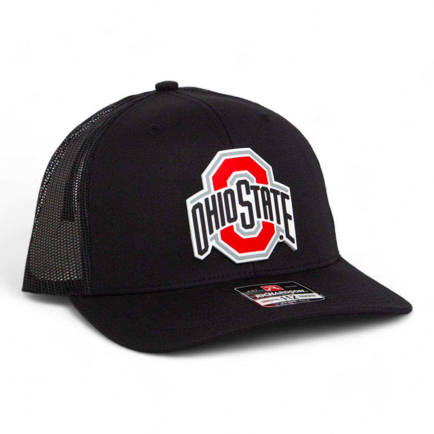 Ohio State Buckeyes 3D Snapback Trucker Hat- Black