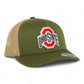 Ohio State Buckeyes 3D YP Snapback Trucker Hat- Moss/ Tan