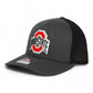 Ohio State Buckeyes 3D Snapback Trucker Hat- Charcoal/ Black