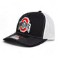 Ohio State Buckeyes 3D Snapback Trucker Hat- Black/ White