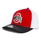 Ohio State Buckeyes 3D Snapback Trucker Hat- Red/ White/ Black