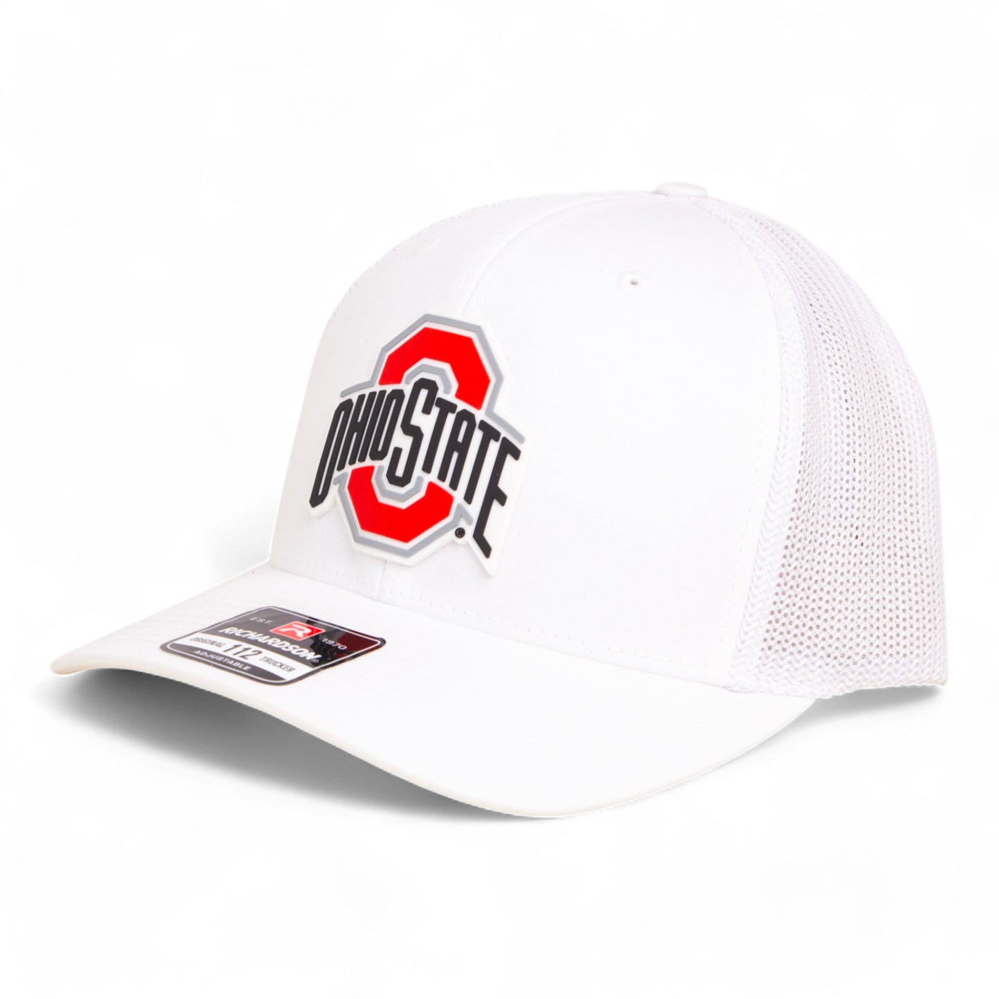 Ohio State Buckeyes 2025 CFP National Championship 3D Snapback Trucker Hat- White