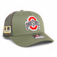 Ohio State Buckeyes 2025 CFP National Championship 3D Snapback Trucker Hat- Loden Camo