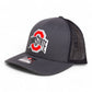 Ohio State Buckeyes 2025 CFP National Championship 3D Snapback Trucker Hat- Charcoal/ Black