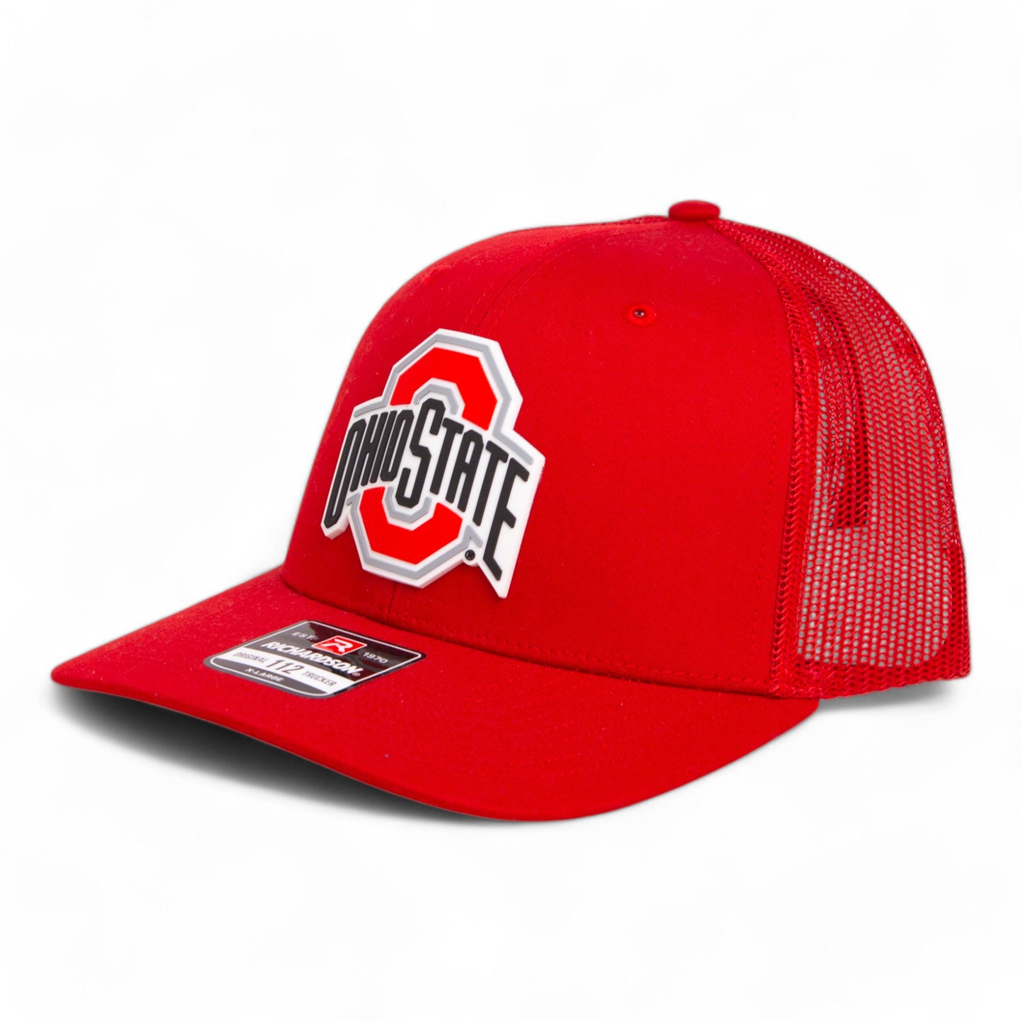 Ohio State Buckeyes 2025 CFP National Championship 3D Snapback Trucker Hat- Red