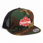 Ohio State Buckeyes 2024 CFP National Champions 3D YP Snapback Flat Bill Trucker Hat- Army Camo/ Black