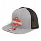 Ohio State Buckeyes 2024 CFP National Champions 3D Wool Blend Flat Bill Hat- Heather Grey/ Black