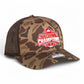 Ohio State Buckeyes 2024 CFP National Champions 3D Snapback Trucker Hat- Bark Duck Camo/ Brown