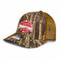 Ohio State Buckeyes 2024 CFP National Champions 3D Snapback Trucker Hat- Realtree Max 7/ Buck