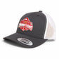 Ohio State Buckeyes 2024 CFP National Champions 3D YP Snapback Trucker Hat- Charcoal/ White