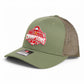 Ohio State Buckeyes 2024 CFP National Champions 3D Snapback Trucker Hat- Loden Green