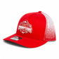 Ohio State Buckeyes 2024 CFP National Champions 3D Snapback Trucker Hat- Red Fade