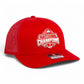 Ohio State Buckeyes 2024 CFP National Champions 3D Snapback Trucker Hat- Red