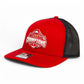 Ohio State Buckeyes 2024 CFP National Champions 3D Snapback Trucker Hat- Red/ Black