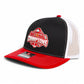 Ohio State Buckeyes 2024 CFP National Champions 3D Snapback Trucker Hat- Black/ White/ Red