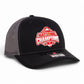 Ohio State Buckeyes 2024 CFP National Champions 3D Snapback Trucker Hat- Black/ Charcoal