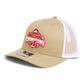 Ohio State Buckeyes 2024 CFP National Champions 3D Snapback Trucker Hat- Tan/ White