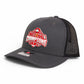 Ohio State Buckeyes 2024 CFP National Champions 3D Snapback Trucker Hat- Charcoal/ Black