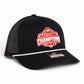 Ohio State Buckeyes 2024 CFP National Champions 3D Snapback Trucker Rope Hat- Black/ White