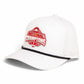 Ohio State Buckeyes 2024 CFP National Champions 3D Five Panel Classic Rope Hat- White/ Black