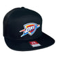 Oklahoma City Thunder 3D Snapback Seven-Panel Flat Bill Trucker Hat- Black