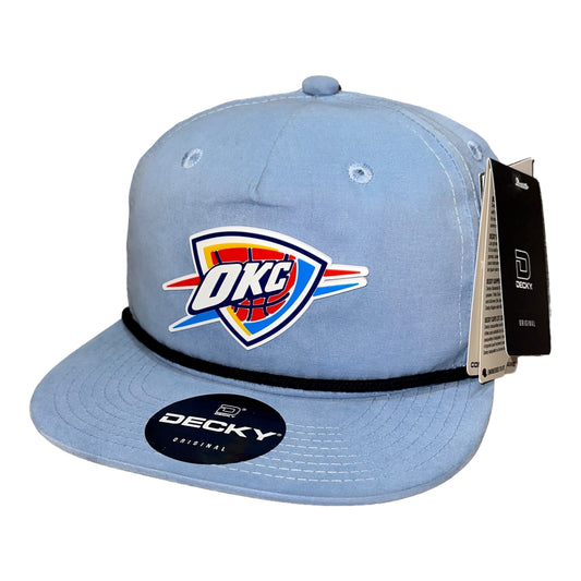 Oklahoma City Thunder 3D Classic Rope Hat- Sky/ Black