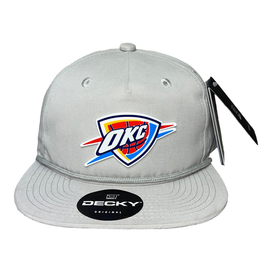 Oklahoma City Thunder 3D Classic Rope Hat- Grey