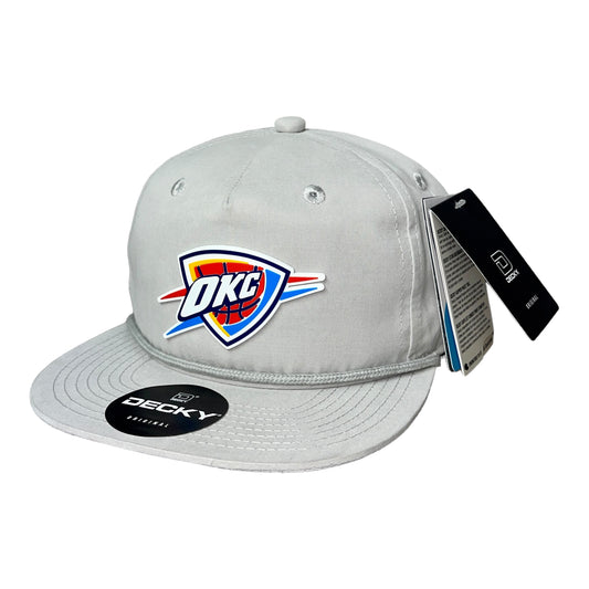 Oklahoma City Thunder 3D Classic Rope Hat- Grey