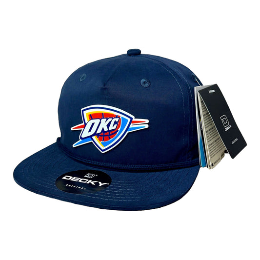 Oklahoma City Thunder 3D Classic Rope Hat- Navy