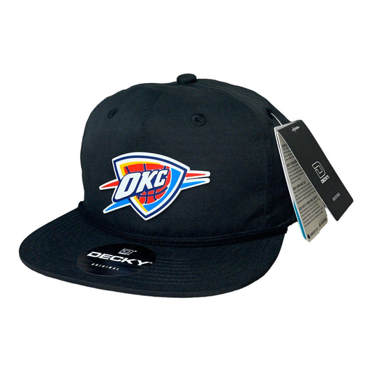 Oklahoma City Thunder 3D Classic Rope Hat- Black