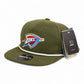 Oklahoma City Thunder 3D Classic Rope Hat- Olive/ White