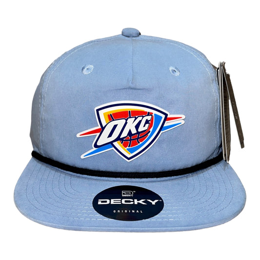 Oklahoma City Thunder 3D Classic Rope Hat- Sky/ Black