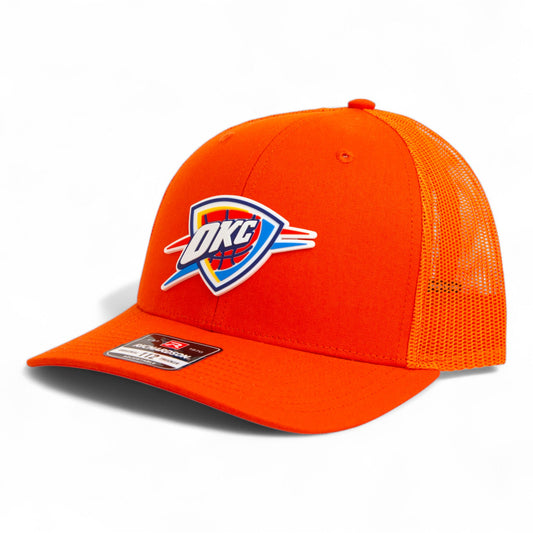 Oklahoma City Thunder Snapback Trucker Hat- Orange