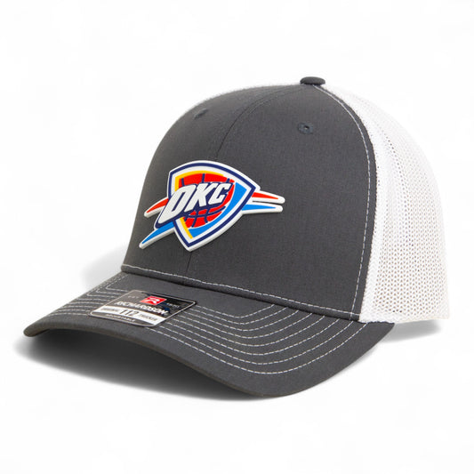 Oklahoma City Thunder Snapback Trucker Hat- Charcoal/ White