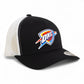 Oklahoma City Thunder 3D YP Snapback Trucker Hat- Black/ White