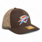 Oklahoma City Thunder 3D Snapback Tilikum Trucker Hat- Brown/ Tan